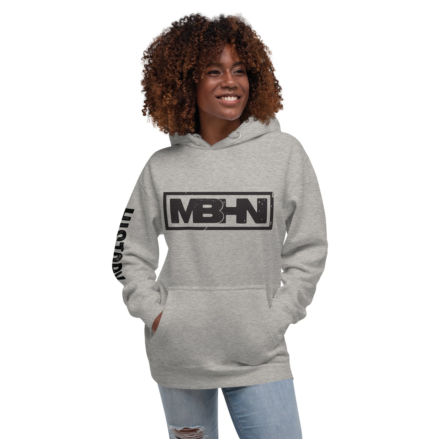 MBHN Unisex Hoodie Gray